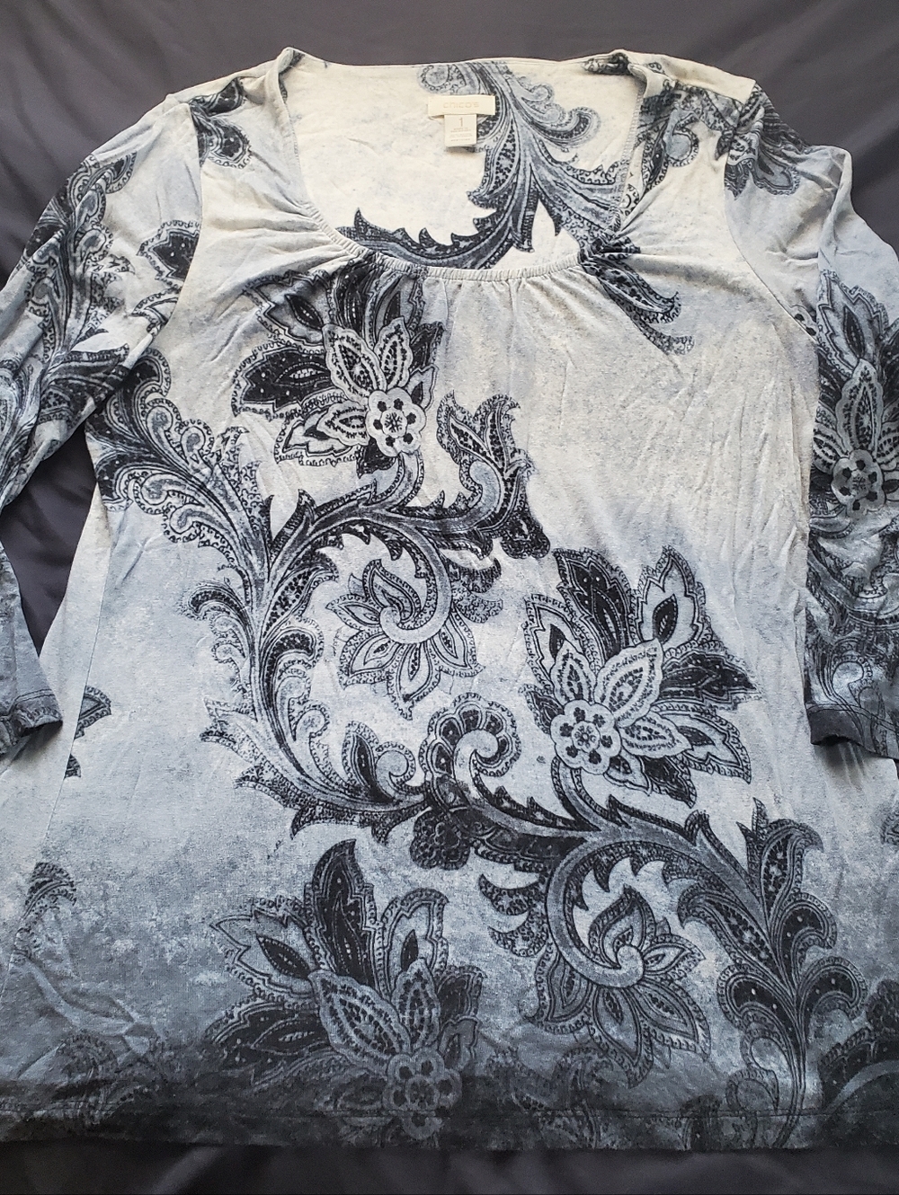CHICO'S Blouse/Top, Size: 1
